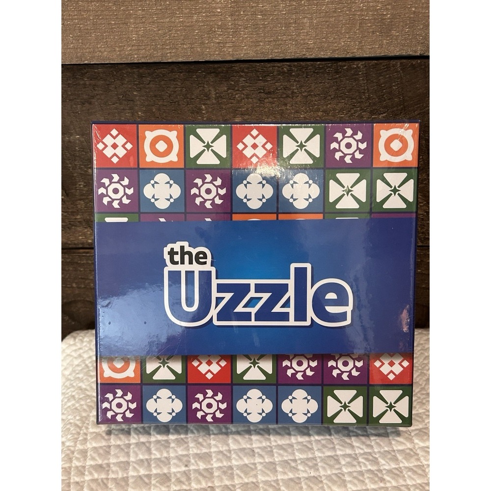 The Uzzle Board Game, Family Block Puzzle for Children & Adults NEW Sealed